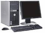 Dell 3ghz desktop PC and 17 inch TFT monitor with warranty